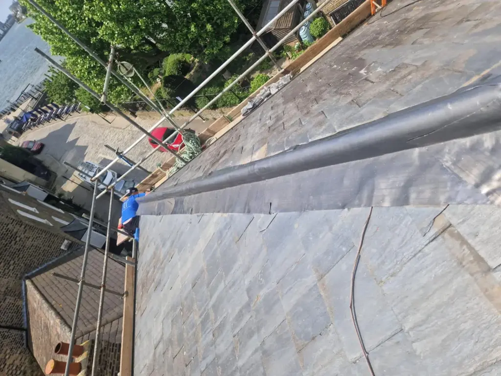 long-run-lead-valley-gutter-on-roof-london