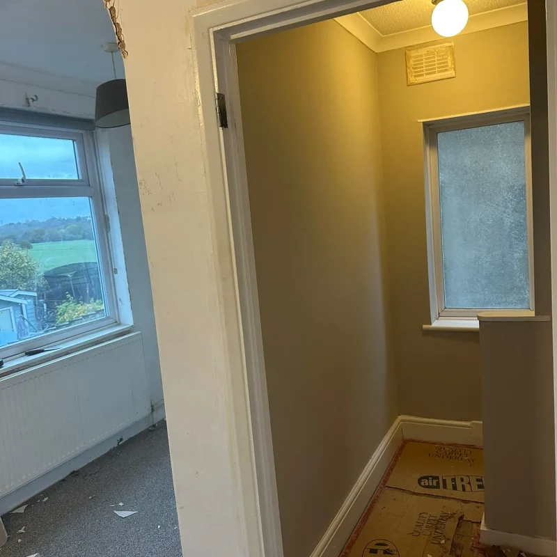 hallway-prepped-for-plaster-building-works-essex-summit
